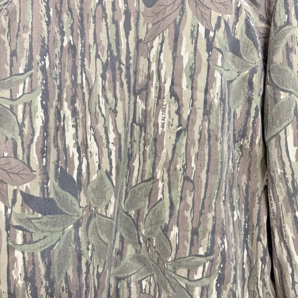 VTG Walls Blizzard-Pruf U.S.A. 90s Camo RealTree Quilt Lined Jacket Size XL